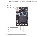Original JHEMCU ExpressLRS 915RX 900RX 915MHZ ELRS Nano Long Range Plastic Drone Radio for Long Range Flying RC Drones Parts